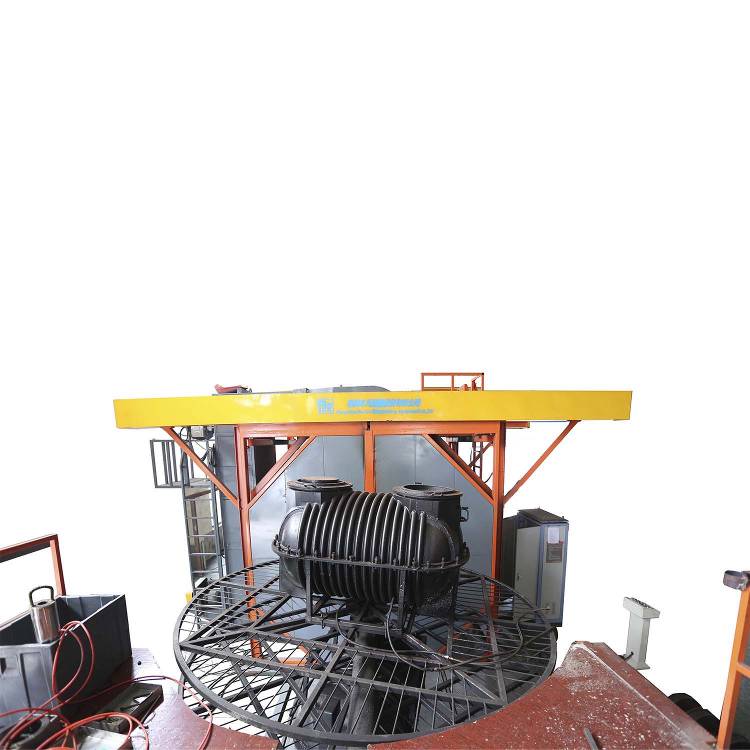 4 arm rotational molding machine for fishing boat for sale
